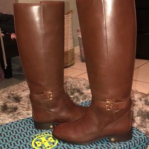 NWB Tory Burch Brooke Knee Boot Calf Leather Boots